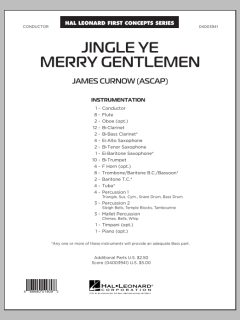 Jingle Ye Merry Gentlemen von James Curnow 