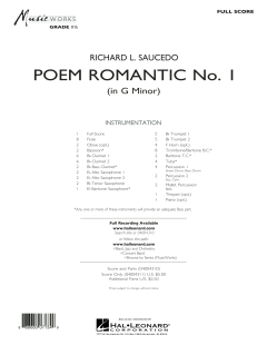 Poem Romantic No. 1 von Richard L. Saucedo (Download) 