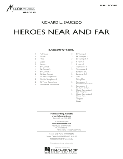 Heroes Near And Far von Richard L. Saucedo (Download) 
