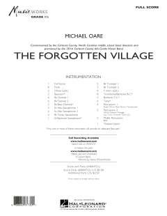 The Forgotten Village von Michael Oare 