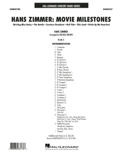 Hans Zimmer: Movie Milestones 