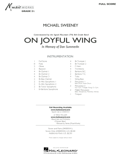 On Joyful Wing von Michael Sweeney (Download) 