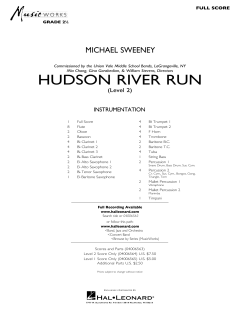 Hudson River Run von Michael Sweeney 