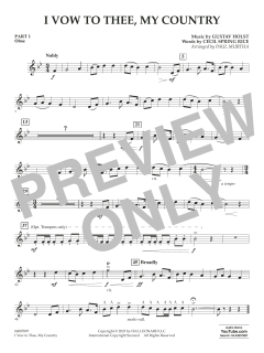 I Vow To Thee, My Country von Gustav Holst (Download) 