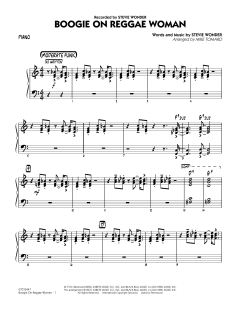 Boogie On Reggae Woman von Stevie Wonder (Download) 