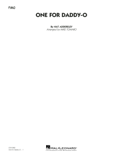 One for Daddy-O von Nathaniel Adderley (Download) 