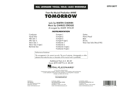 Tomorrow von Charles Strouse (Download) 