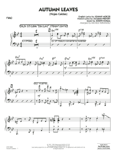 Autumn Leaves von Johnny Mercer (Download) 