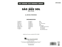 Sao Meu Sol von Michele Fernández (Download) 