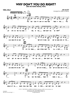 Why Don't You Do Right von Joe McCoy (Download) 