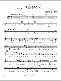 For Good (Duet Feature from Wicked) von Stephen L. Schwartz (Download) 