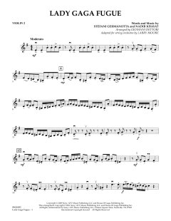 Lady Gaga Fugue von Larry Moore (Download) 