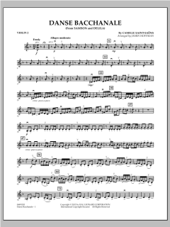 Danse Bacchanale von Camille Saint-Saëns (Download) 