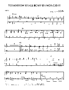 Tomorrow Shall Be My Dancing Day (Download) 