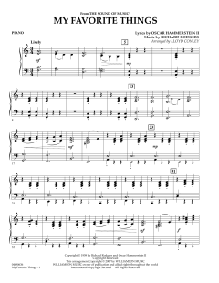 My Favorite Things von Richard Rodgers (Download) 