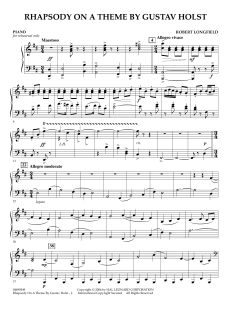 Rhapsody On a Theme by Gustav Holst von Robert Longfield (Download) 
