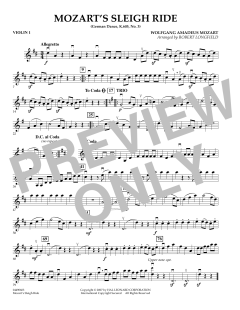 Mozart's Sleigh Ride von Wolfgang Amadeus Mozart (Download) 