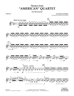 Themes from American Quartet, Movement 1 von Antonín Dvořák (Download) 