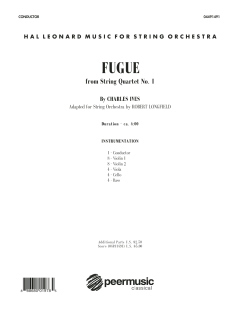 Fugue from String Quartet No. 1 von Charles Ives (Download) 