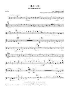 Fugue from String Quartet No. 1 von Charles Ives (Download) 