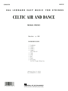 Celtic Air and Dance von Michael Sweeney (Download) 