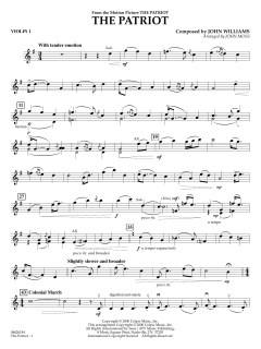 The Patriot von John Williams (Download) 