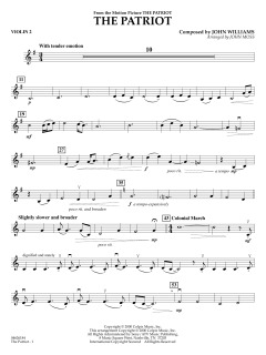 The Patriot von John Williams (Download) 