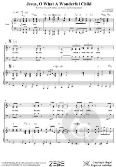 Jesus, O What a Wonderful Child von Jeff Guillen (Download) 