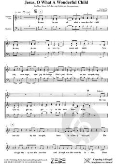 Jesus, O What a Wonderful Child von Jeff Guillen (Download) 