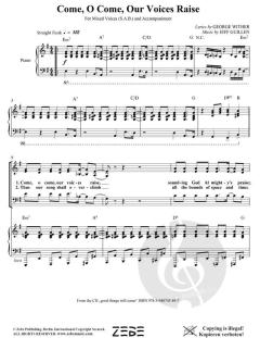 Come, O Come, Our Voices Raise von Jeff Guillen (Download) 
