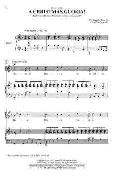 A Christmas Gloria! von Timothy Shaw (Download) 