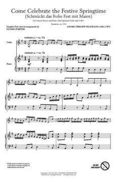 Come Celebrate The Festive Springtime (Georg Philipp Telemann) 