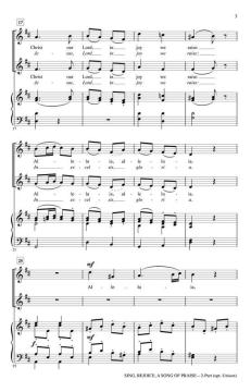Sing, Rejoice, a Song of Praise von Wolfgang Amadeus Mozart 