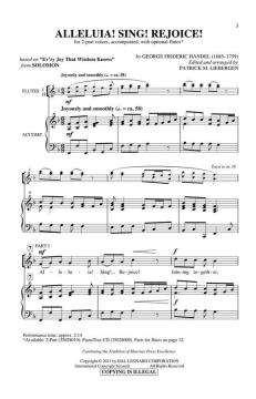 Alleluia! Sing! Rejoice! (Georg Friedrich Händel) 