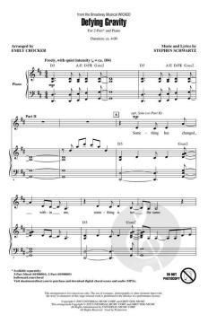 Defying Gravity von Stephen Schwartz 