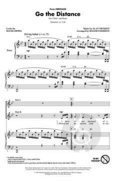Go the Distance von Alan Menken (Download) 