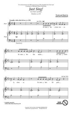 Just Sing! von Roger Emerson (Download) 