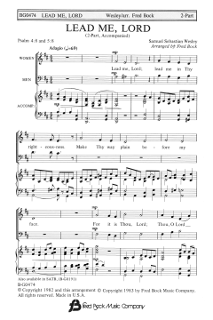 Lead Me, Lord von Fred Bock 