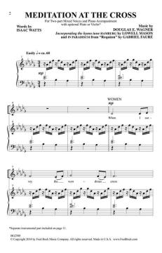 Meditation At The Cross von Douglas E. Wagner (Download) 