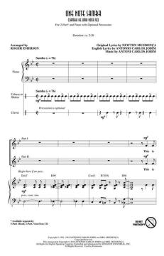 One Note Samba von Antonio Carlos Jobim (Download) 