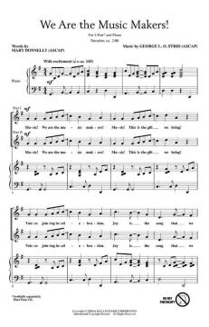 We Are The Music Makers! von George L.O. Strid (Download) 