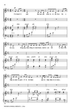 Wicked (Choral Medley) von Stephen L. Schwartz (Download) 