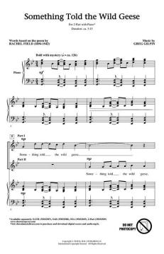 Something Told the Wild Geese von Greg Gilpin (Download) 