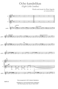 Ocho Kandelikas (Eight Little Candles) (Download) 