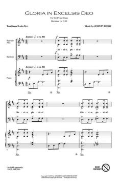Gloria In Excelsis Deo von John Purifoy (Download) 