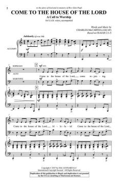 Come to the House of the Lord von Charles McCartha (Download) 