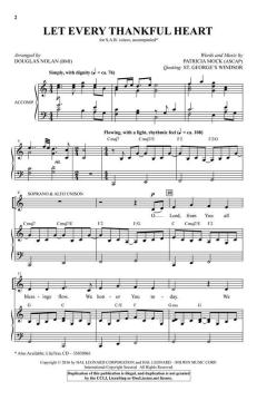 Let Every Thankful Heart von Patricia Mock (Download) 