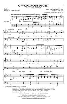 O Wondrous Night von Joseph M. Martin 