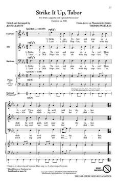 The SAB Choir Goes Renaissance (Thomas Weelkes) 