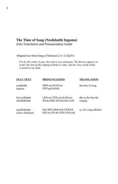 The Time of Song von David Schwoebel (Download) 